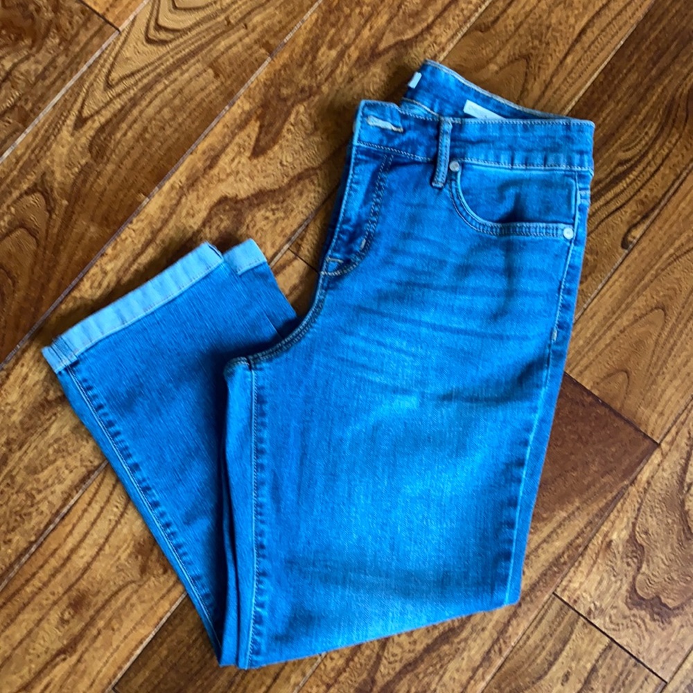 Code Bleu+Chelsea Capri Jeans+Medium Wash+Sz 8P